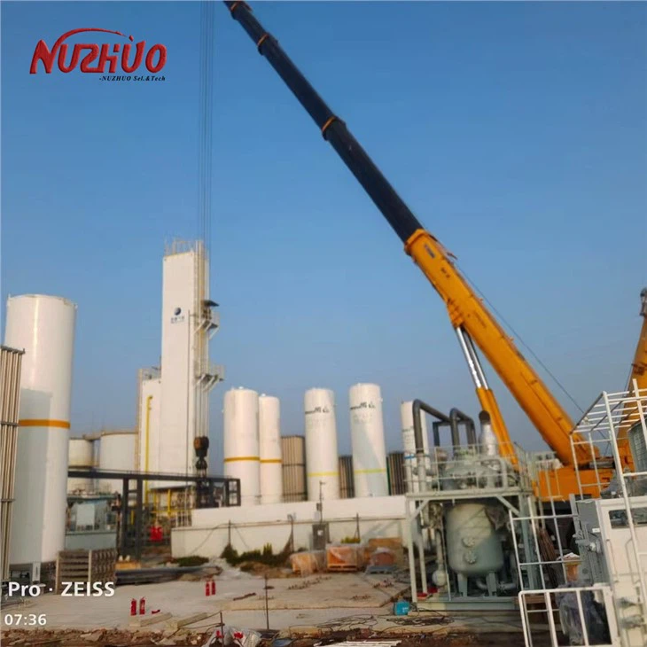 Чистота 99,999% криогенного разделения азота